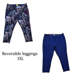 Reversible plus size leggings- NOLA- 3XL